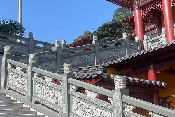 大连水库青石仿古栏杆厂家排名 案例三